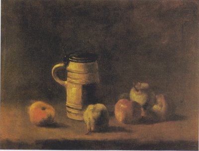 Still Life with Beer Mug and Fruits by Vincent van Gogh